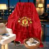 Manchester United F.C Print Blanket - Soft & Comfortable, for Bedroom, Travel, Sofa, Home Decoration - Birthday Christmas Gift for Friend