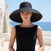 Wide Brim Straw Hat Boho UV Protection Cap Fashion Weave Hat  Travel