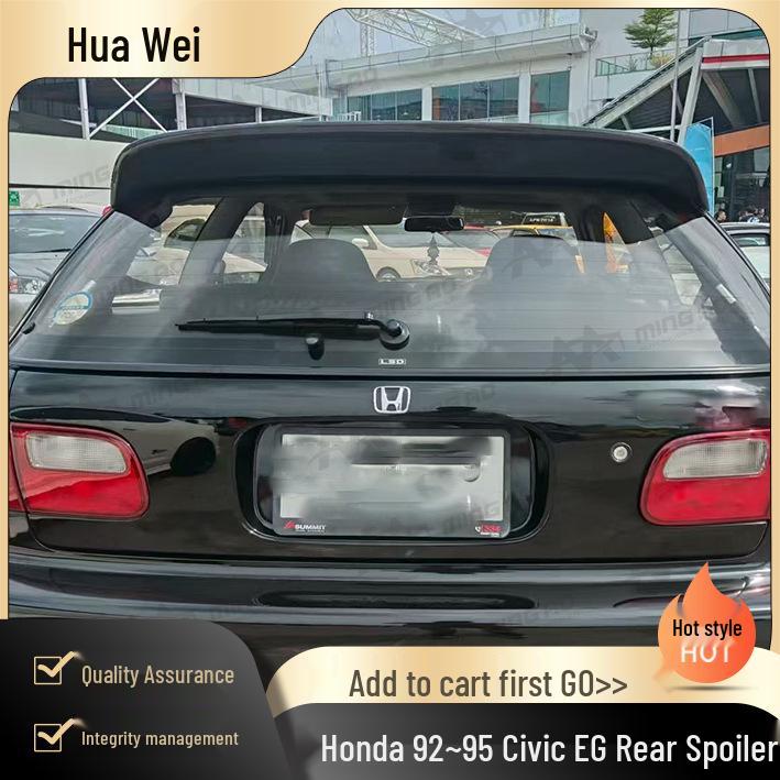 Задний спойлер для Honda Civic EG 92-95 - Простая установка, без повреждений и сверления