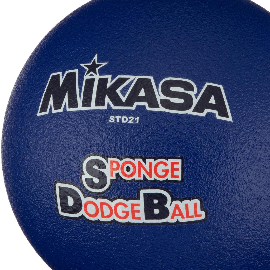 MIKASA Sponge Dodgeball, 66cm (for Preschoolers To Elementary School Students), 210g, Blue, STD-21 BL