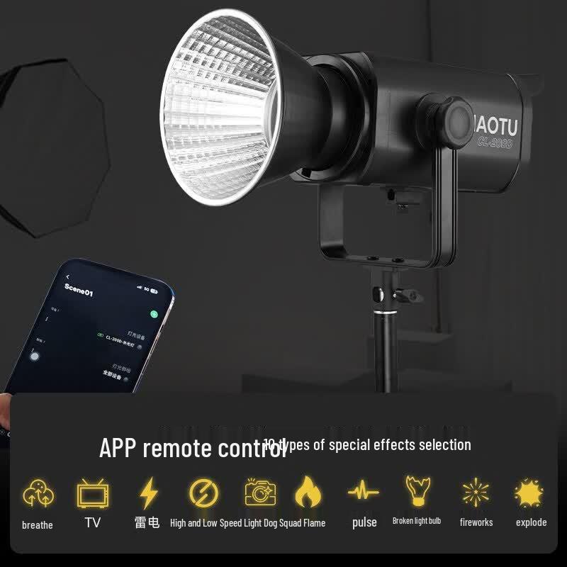 Miaotu CL200D 200 Вт светодиодный постоянный заполняющий свет для фотосъемки с софтбоксом