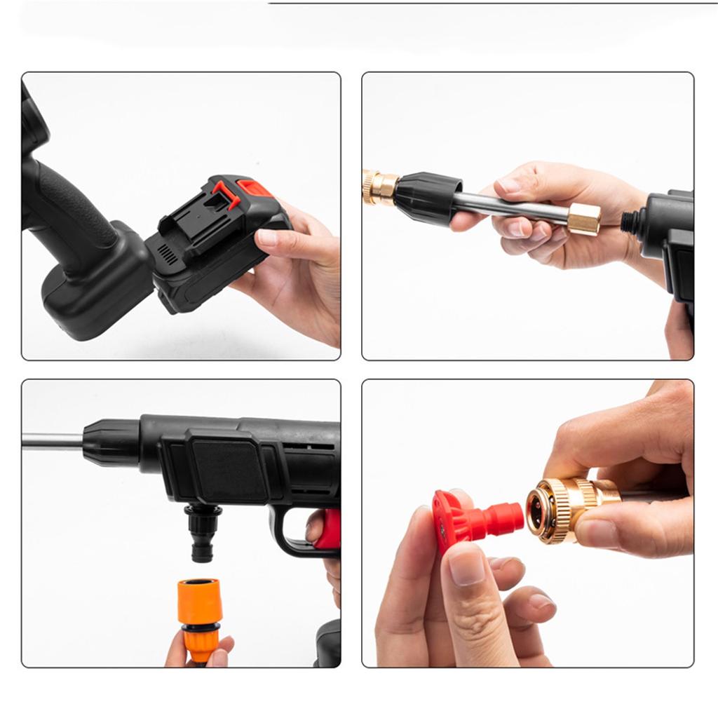 High Strength Wireless Pressure Washer Wide Use Portable High Pressure Water Sprayer Multi-Function Washing Machine For Car