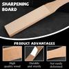 Деревянная кожаная доска для полировки, Доска для полировки, Кожаная точилка для ножей, Инструмент для правки стропом, Двусторонняя полировальная доска