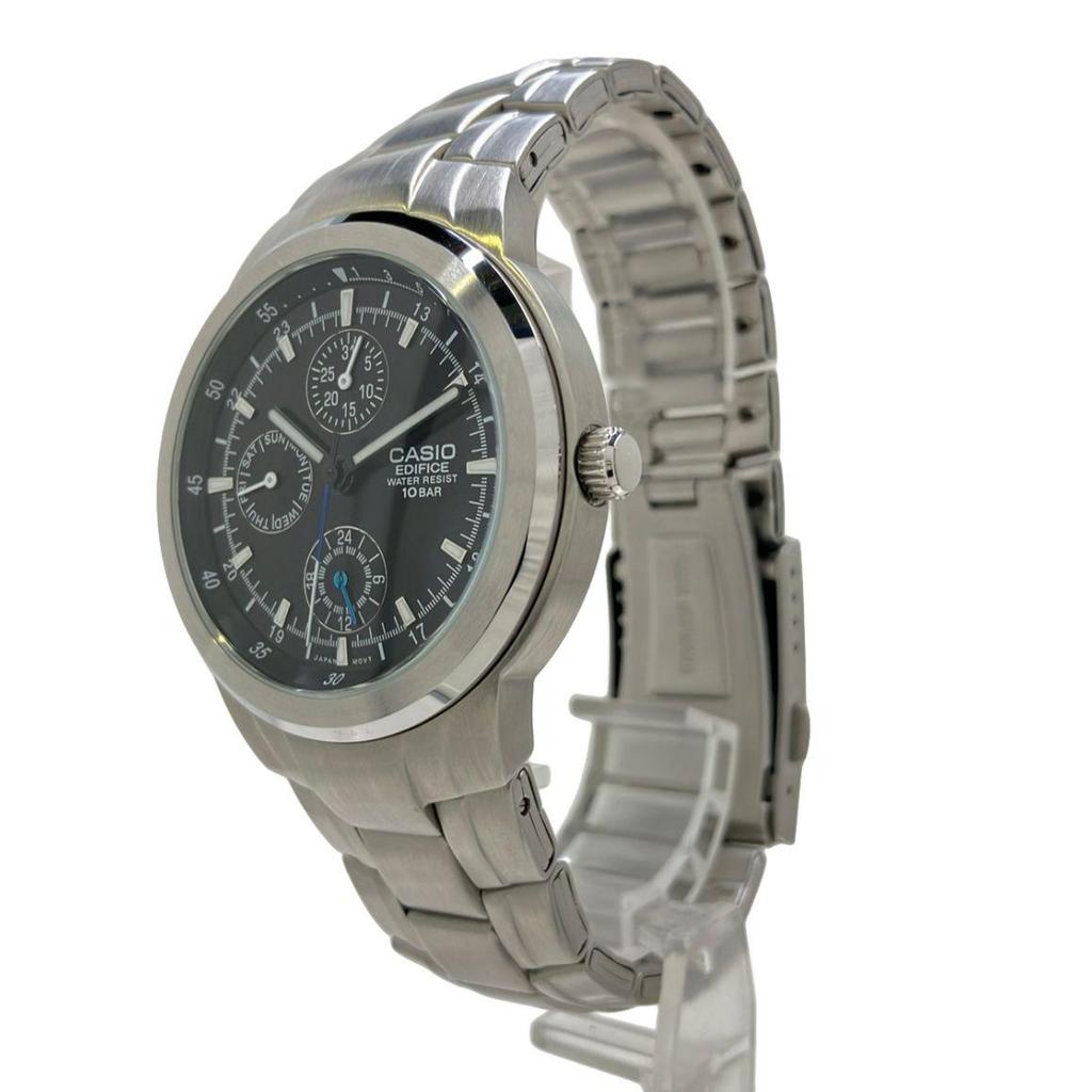 Б/у часы Casio EDFICE EF-305 кварцевые черные мужские CASIO
