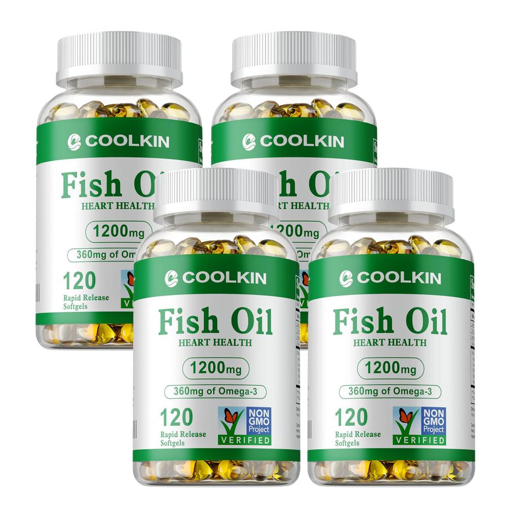 Coolkin - 1200mg Fish Oil Capsules - Heart Health