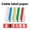 65 шт./рулон Мини Кабельная Бумага для Лазера Самоклеящаяся Термо Кабельная Наклейка Для Niimbot D101/D11/H1