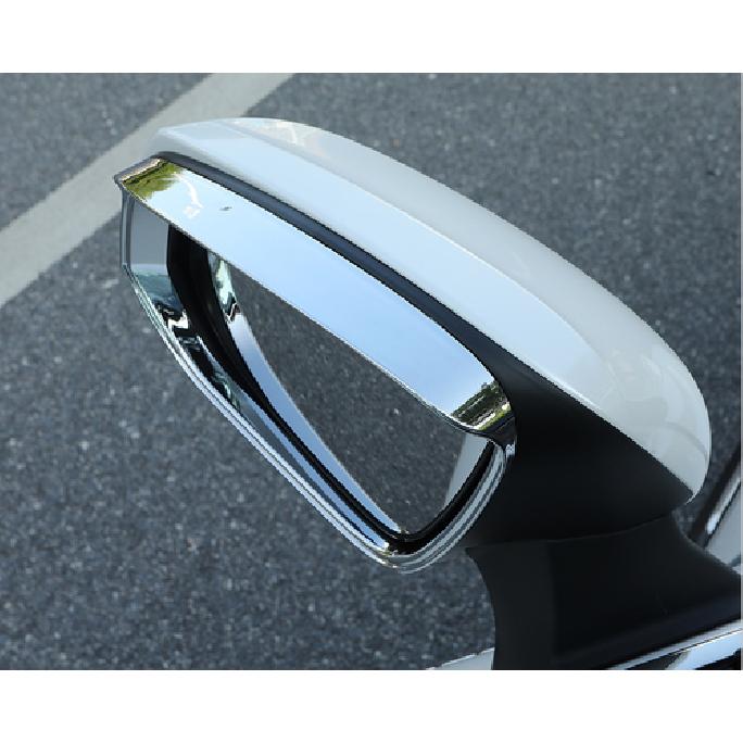 Fit For Toyota Sienna Chrome Side Mirror Rain Eyebrow Cover Trim