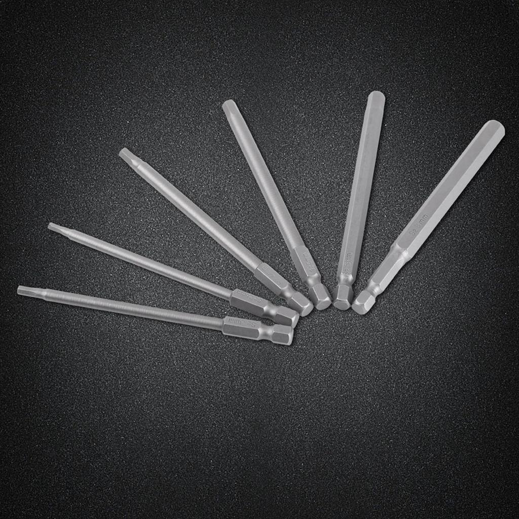 6 Piece Magnetic Screwdriver Bit Set, Hex Tool Bit with 1Celsius4\ Hex Shank, Makes Your Life Easier, Great Accessory for Various Drill Bits