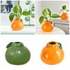 Orange Shape Ceramic Vase for Home Living Room Decor Dried Flower Vase Flower Arrangement Decoration Shooting Props