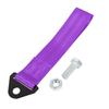 X AUTOHAUX Bumper Trailer Belt Tow Strap Tow Strap Aluminum Alloy Nylon 29 X 4.7cm Murasaki
