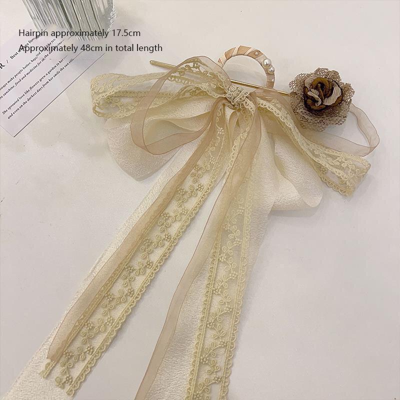Fashion Headbands Hair Ribbon Scarfs Women Skinny Hairband Hair Accessories Girl Print Cute Hairpin Chinese Hair Sticks Headwear