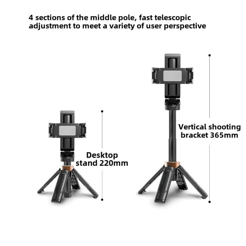 Мини штатив-селфи-палка 3в1, подставка для телефона со съемным пультом, портативный дорожный штатив-селфи-палка, держатель для телефона с защитой от тряски