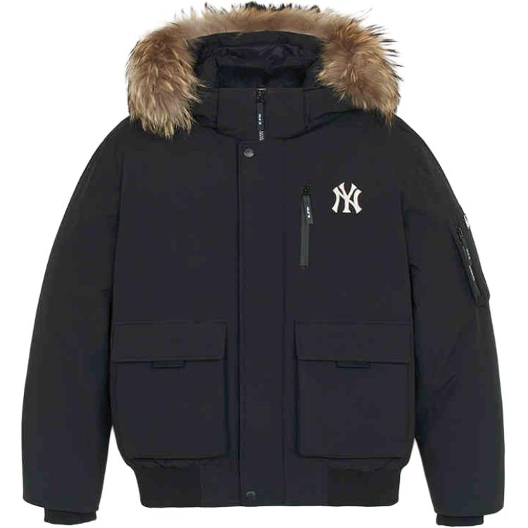 New MLB New York Yankees FW24 Down Jacket Unisex Black 3ADJB1546-50BKS