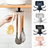 Cookware Hanger Rotatable Hooks Strong Load-bearing Easy To Install Wall-Mounted Utensil Organizer
