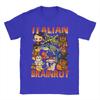 Halloween Italian Brainrot T Shirt Beach  Pure Cotton TShirts For Couple Leisure Casual Tee Shirt Short Sleeves Y2K Funny Tops