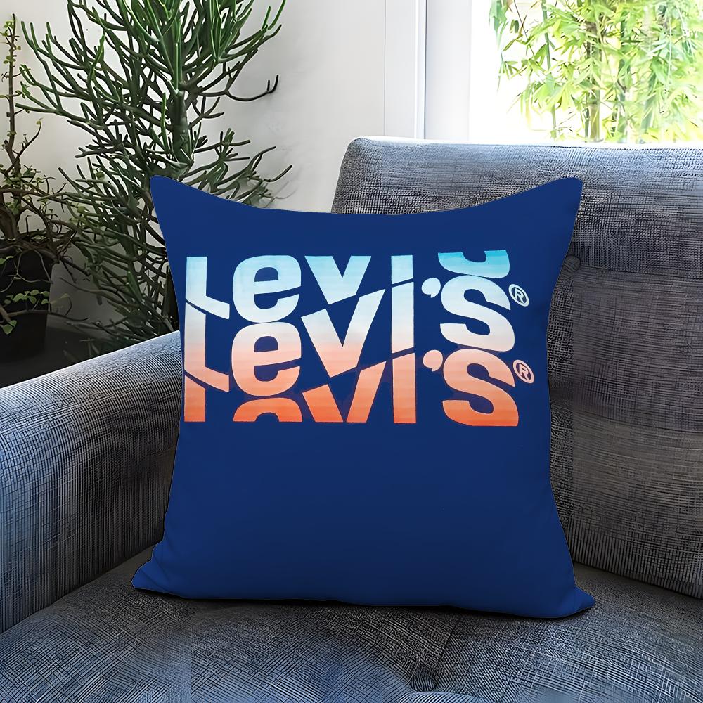 Popular L-LLevi's Cushion Cover Comfortable Reversible Pillow Cover Ideal for Car Sofa Bedroom & Beyond