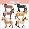 Статическая модель животного ПВХ Фигурка горного коня для образовательного использования