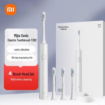 Звуковая электрическая зубная щетка Xiaomi Mijia T302, китайская вилка (адаптер в комплекте)