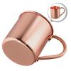 Гладкая и стильная кружка 450 мл Медная кружка Чашка из чистой меди
