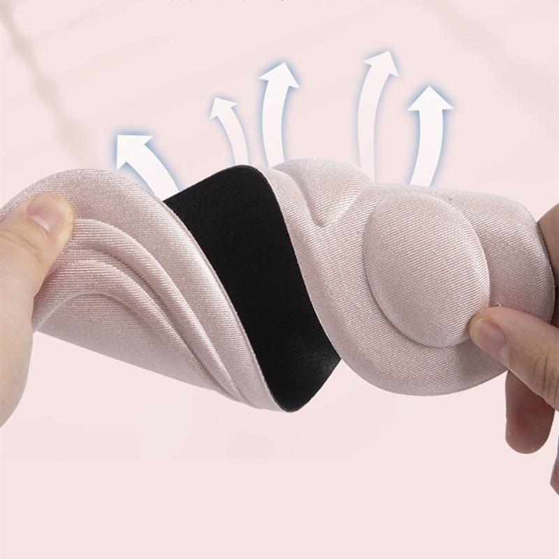 1 Pair 4D Memory Foam Orthotic Insole Arch Support Orthopedic Insoles for Shoes Flat Foot Feet Care