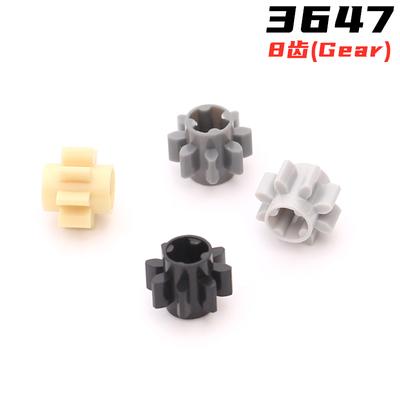 Свинья-радуга Детали MOC 3647 Высокотехнологичная шестерня 8 зубьев Совместимые кубики Сделай сам Сборка Строительные блоки Частицы Детский пазл Развивающие игрушки