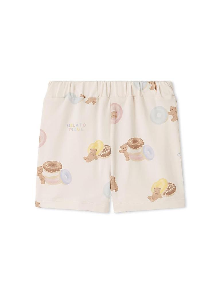 Gelato Pique Baby Donut Bear Print Shorts PBCP252457 PNK