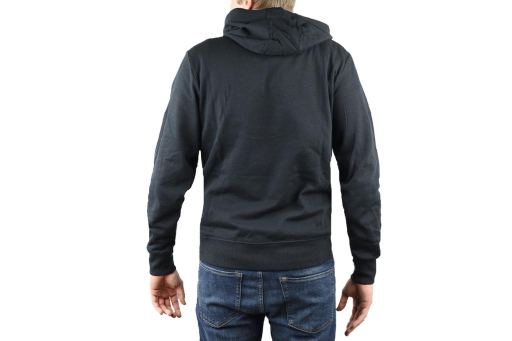 Kappa Мужская черная толстовка с капюшоном Taino