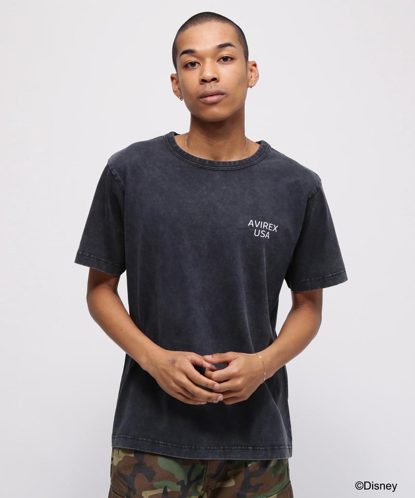 AVIREX Коллекция FANTASIA MICKEY MOUSE FILM MASIC Размер ФУТБОЛКА, Мужская, L, 410, Угольный, 783-5234026