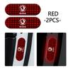 CTGI2 Car Reflective Stickers Warning Reflective Tape Decorating Accessories For Skoda octavia a5 a4 mk1 2 fabia superb rapid mk3 yeti
