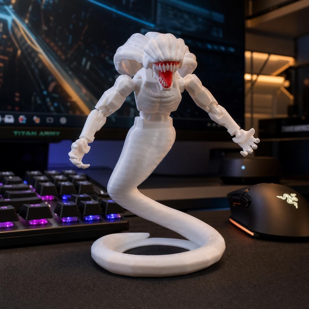 3D-печатная аниме-фигурка с подвижными суставами - Реалистичная коллекционная статуэтка для демонстрации
