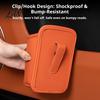 Vehicle Side Storage Bag Faux Leather Car Door Cup Holder, Wide-Mouth Clip Drink Holder for Interior Pocket Back Seat, Door, Headrest Multi-Functional