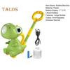 Dinosaur Bubble Machine for Kids Rechargeable Bubble Maker with Lights Portable Outdoor Toys for Toddlers 3-6 Year Old Boys Girls