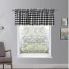 2 Panels or 1 Panel Blackout Curtain Valance for Kitchen Window/Bathroom/Living Room/Bedroom Privacy Decorative Rod Pocket Short Window Valance