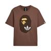 X BAPE SSL Футболка Слои Земли Унисекс Топы Коричневый KF4915