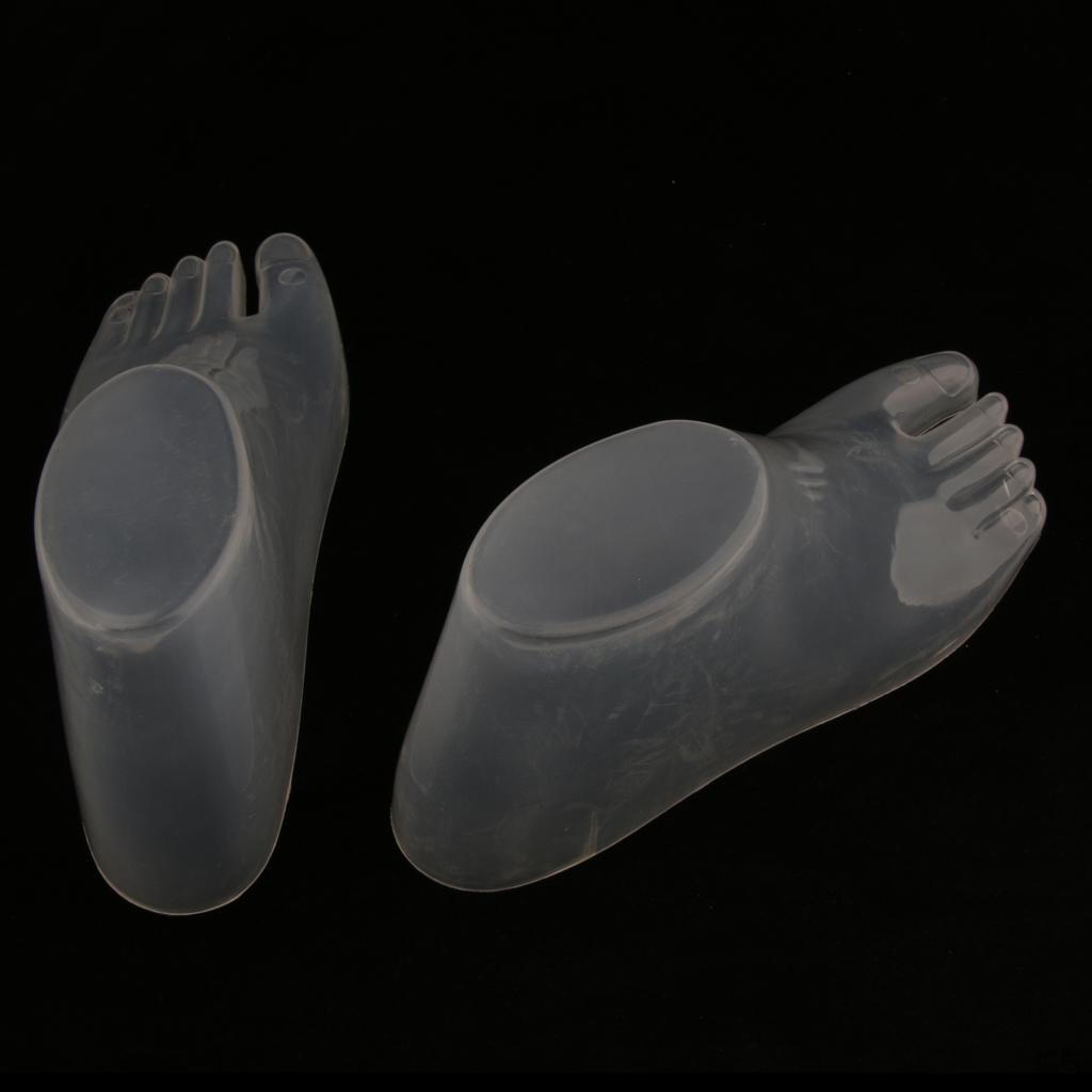5Pcs Adult Foot Mannequin for Sock Display Female