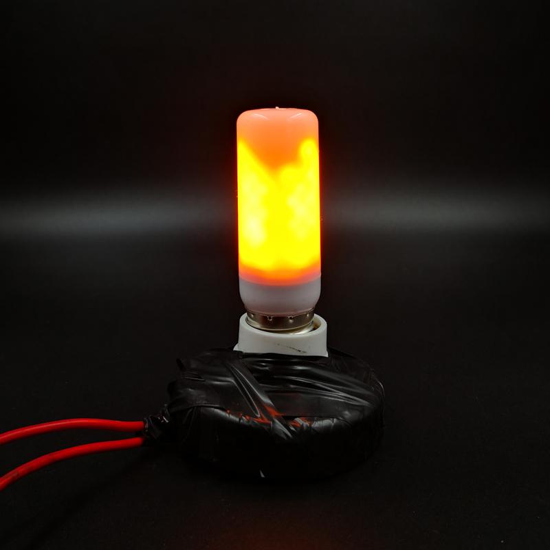 Светодиодный свет пламени с эффектом огня, лампа для дома и сада, мерцающий 4 режима, украшение