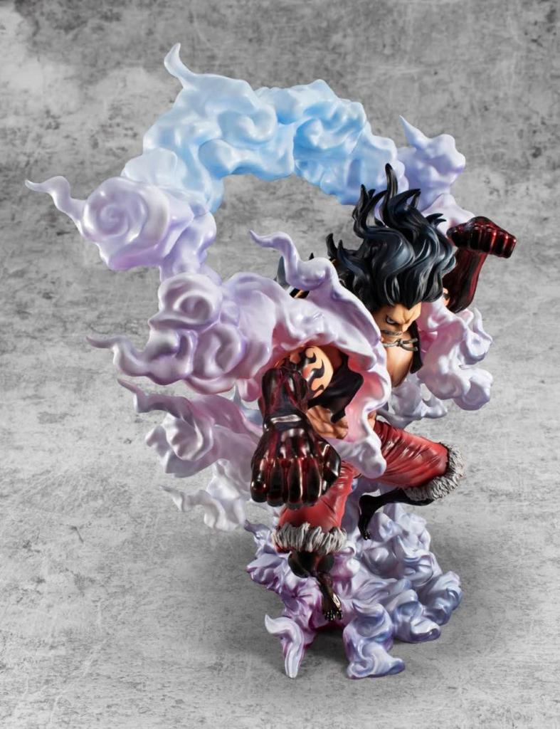 MegaHouse One Piece Monkey Luffy Gear 4 Snakeman окрашенная полная фигура Портрет Пиратов SA-MAXIMUM D. АБС и ПВХ