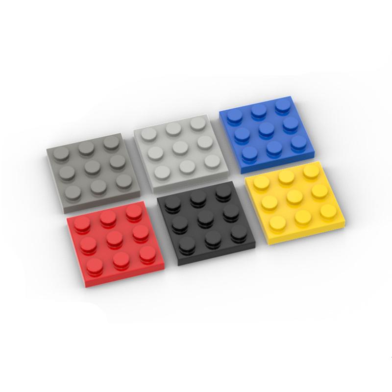 20 ШТ. ПЛАСТИНА 3x3 Точки Совместимая с MOC 11212 Самоблокирующиеся Детали Строительные Блоки Игрушки Аксессуары