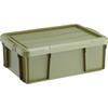 TRUSCO Light Olive Storage Storage Olive OD Box, Drab, 24L, Box, Case, Drab, Color, ODR-01