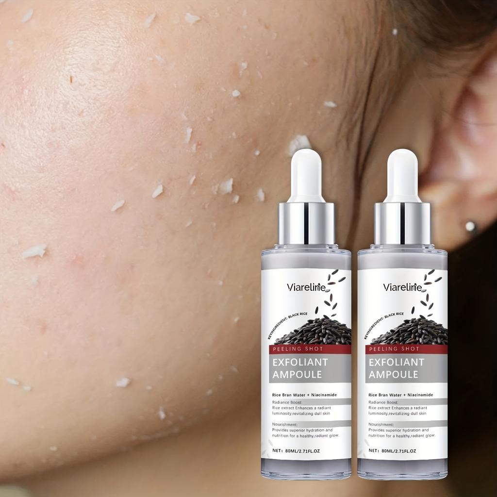 80 мл Отшелушивающая сыворотка с черным рисом Удаляет черные точки Очищает поры Контроль жирности Осветление Упругость Осветление пигментных пятен Увлажнение