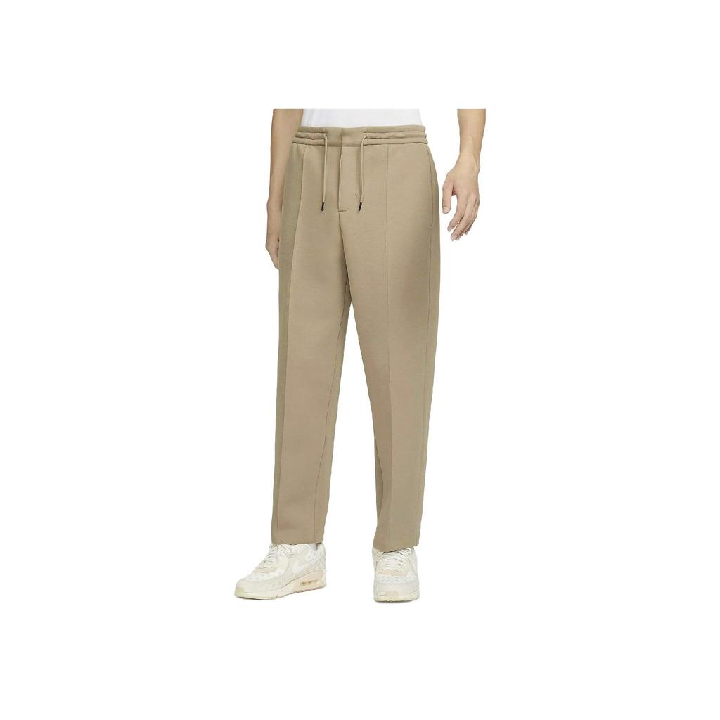 Nike Спортивная одежда Tech Fleece Reimagined Индивидуальные спортивные штаны цвета хаки Мужская уличная одежда FB8164-247