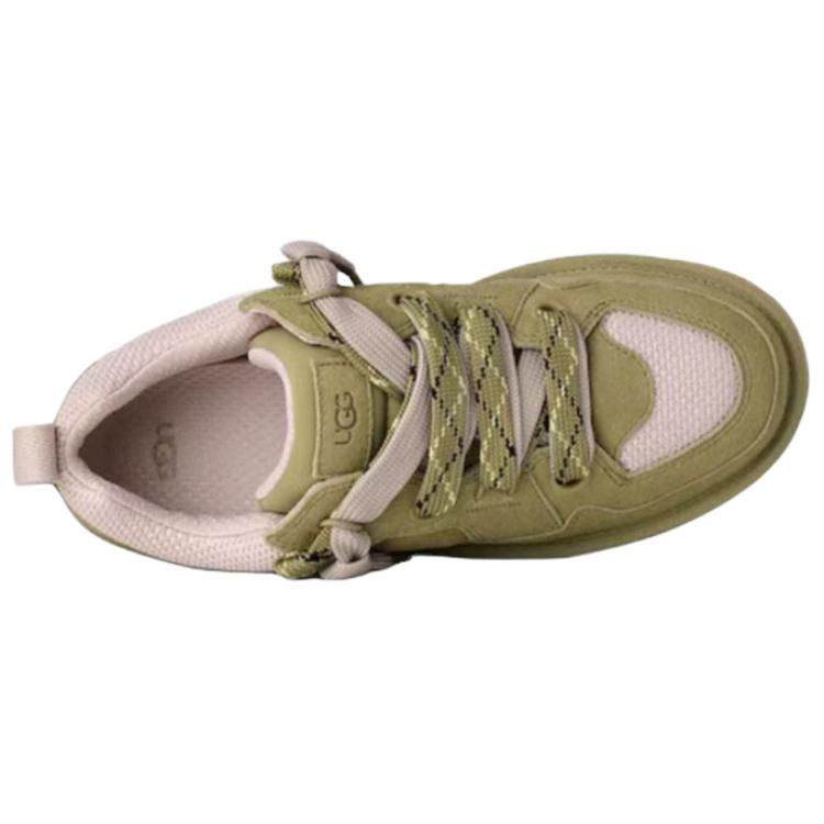 UGG Lowmel Lo Fashion Lace-Up Low-Top Casual Shoes Women Sneakers Green 1168890-MBRS