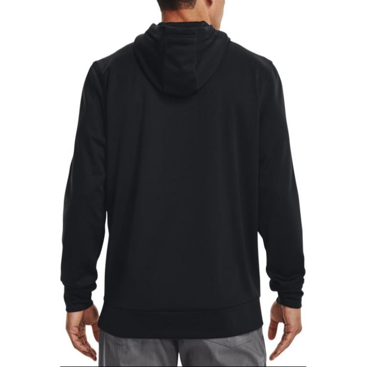 Under Armour Толстовки Мужские Черные С Капюшоном Умеренная Обычная 1375114-001