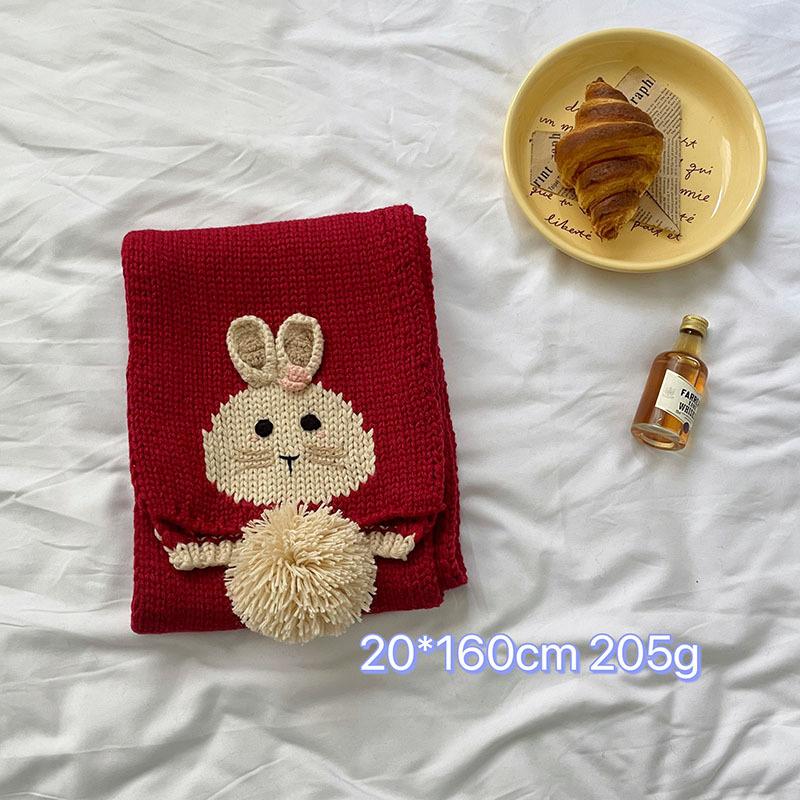 [Dai Green] New Atmosphere Christmas Red Grid Soft Waxy Matching Gift Scarf High-end Style Fashion Scarf