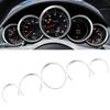 Для Porsche Cayenne 911 Panamera 2010 2012 2013 2014 2015 2016 Накладка на панель приборов автомобиля Отделка Стиль карбонового волокна Аксессуары