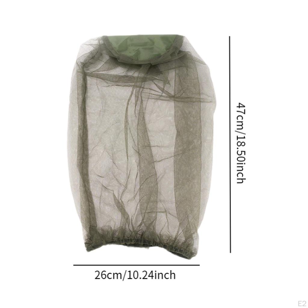 Сетка для головы, сетка для лица, шеи, капюшон, высокая видимость, щиток, удобная вентилируемая рыбалка