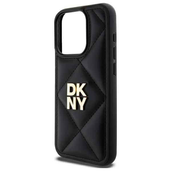 Dkny Dkhcp15Lpqdslk Iphone 15 Pro 6.1   Czarny/Black Quilted Stack Logo