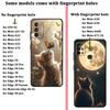 Милый Чехол Котик для Motorola Moto G51 G73 G32 G50 G52 G60s G53 G30 Edge 20 Pro 30 Lite G71 G22 Edge40 Чехол для Телефона
