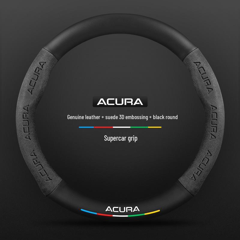 Acura CDX 2016-2021 Ultra-Thin Carbon Fiber Suede Leather Steering Wheel Cover
