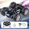 New Double-sided Drift Stunt Four-wheel Drive Car Rolling Rotation Light Sound Effect RC Spray Car 2.4G Off-road Vehicle Children's Toy Gift